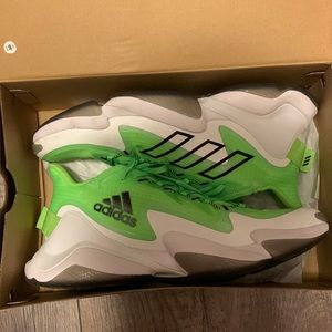 Patrick Mahomes Shoes Adidas Mahomes 1 FLX Solar Green Size 12 (Patrick Mahomes)